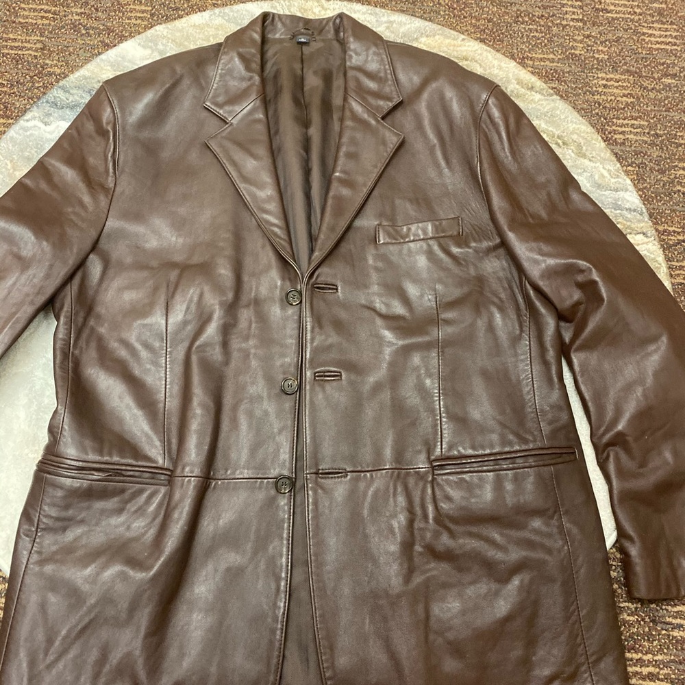 Ralph Lauren Leather Blazer - 44R